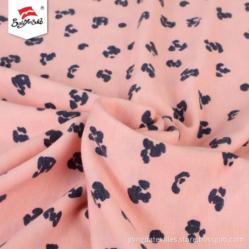 Printing Knit Rayon Fabric Dress With Good Feeling